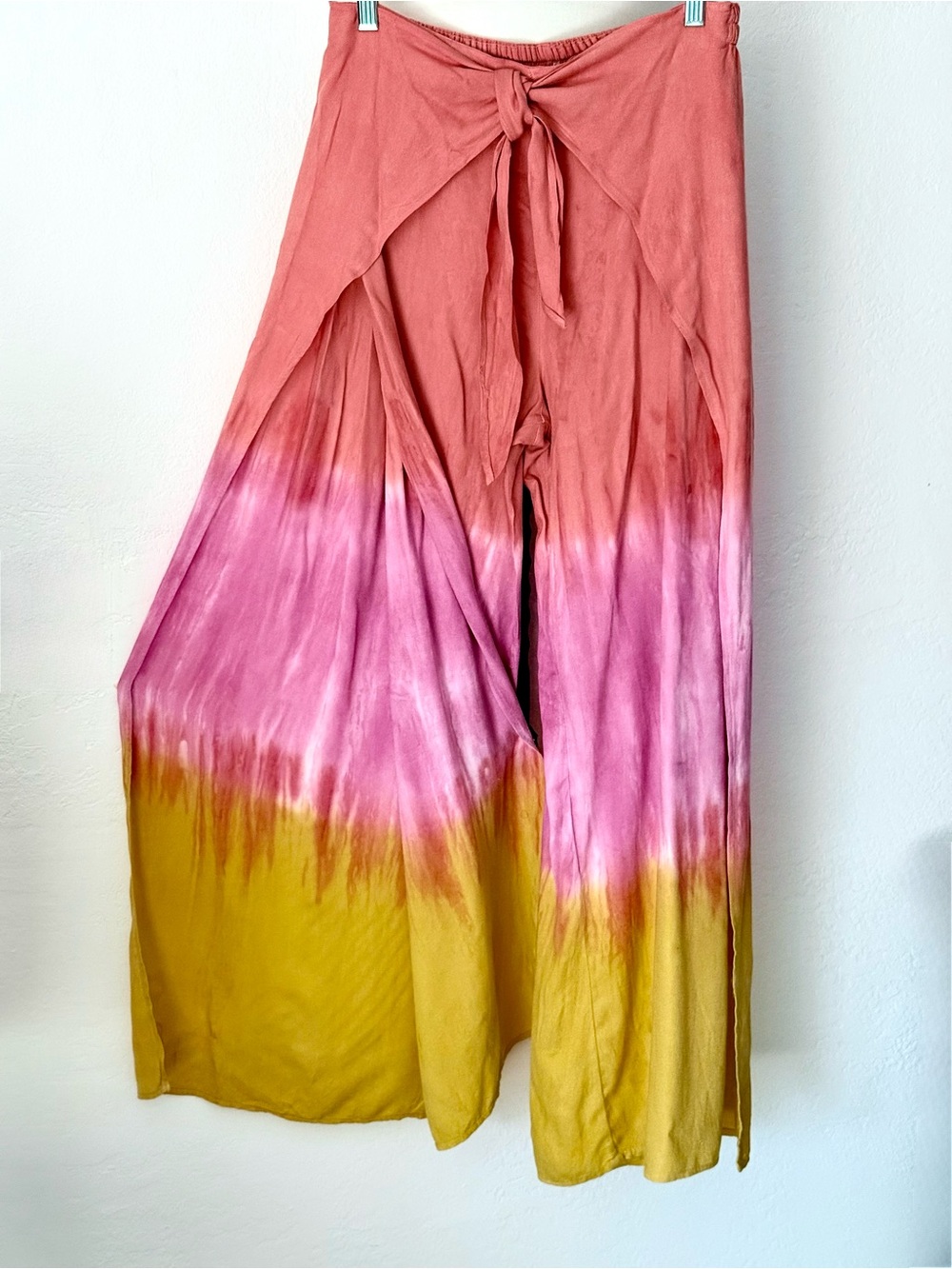 Young Fabulous & Broke Sunset Ombre Tie Dye 2 Piece Set Hoodie L Wrap Pants M - Picture 10 of 14